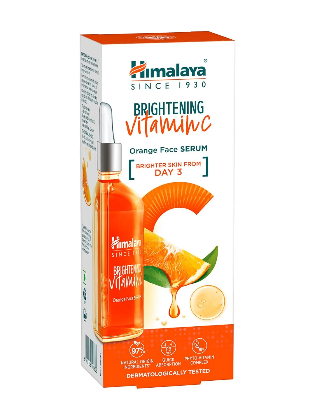 Himalaya Brightening Vitamin C Serum | Orange Face Serum | Glowing and Hydrated Skin-2