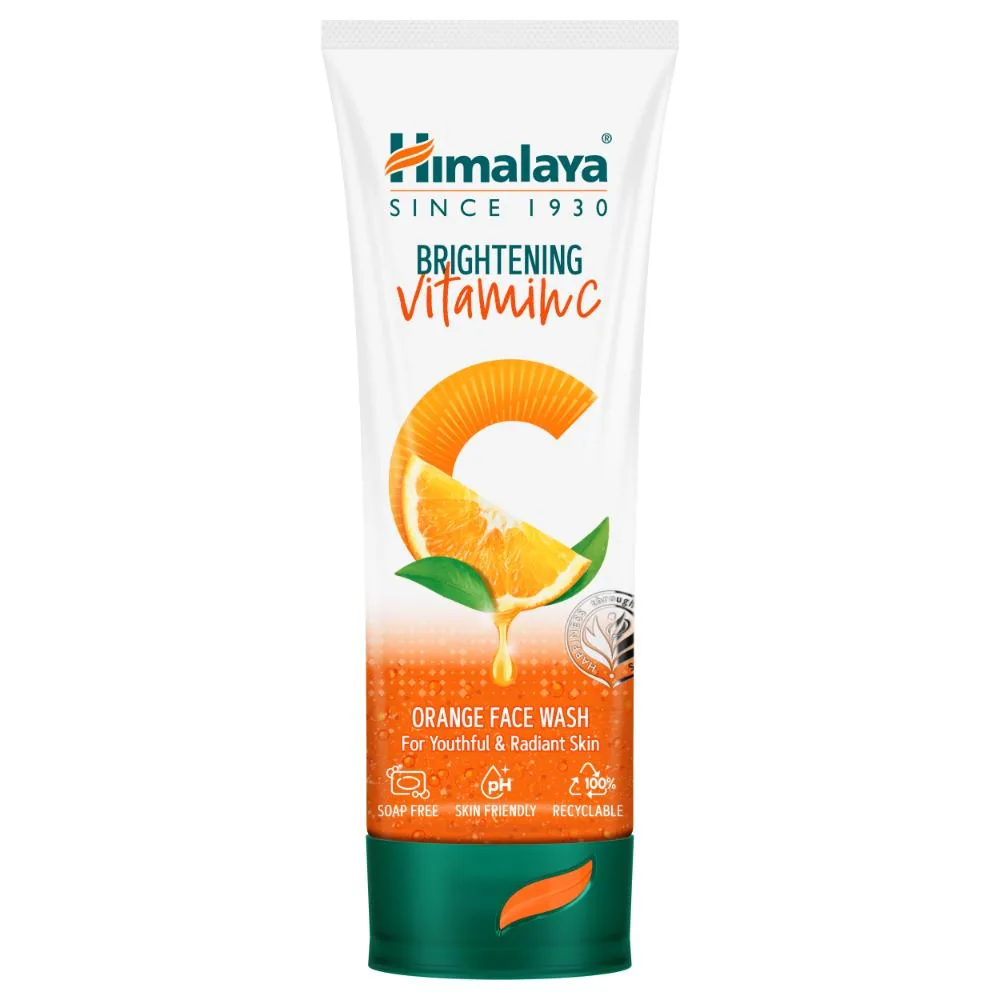 Himalaya Herbals Brightening Vitamin C Orange Face Wash | Radiance Boosting Cleanser | Soap-Free Formula for Glowing Skin-1