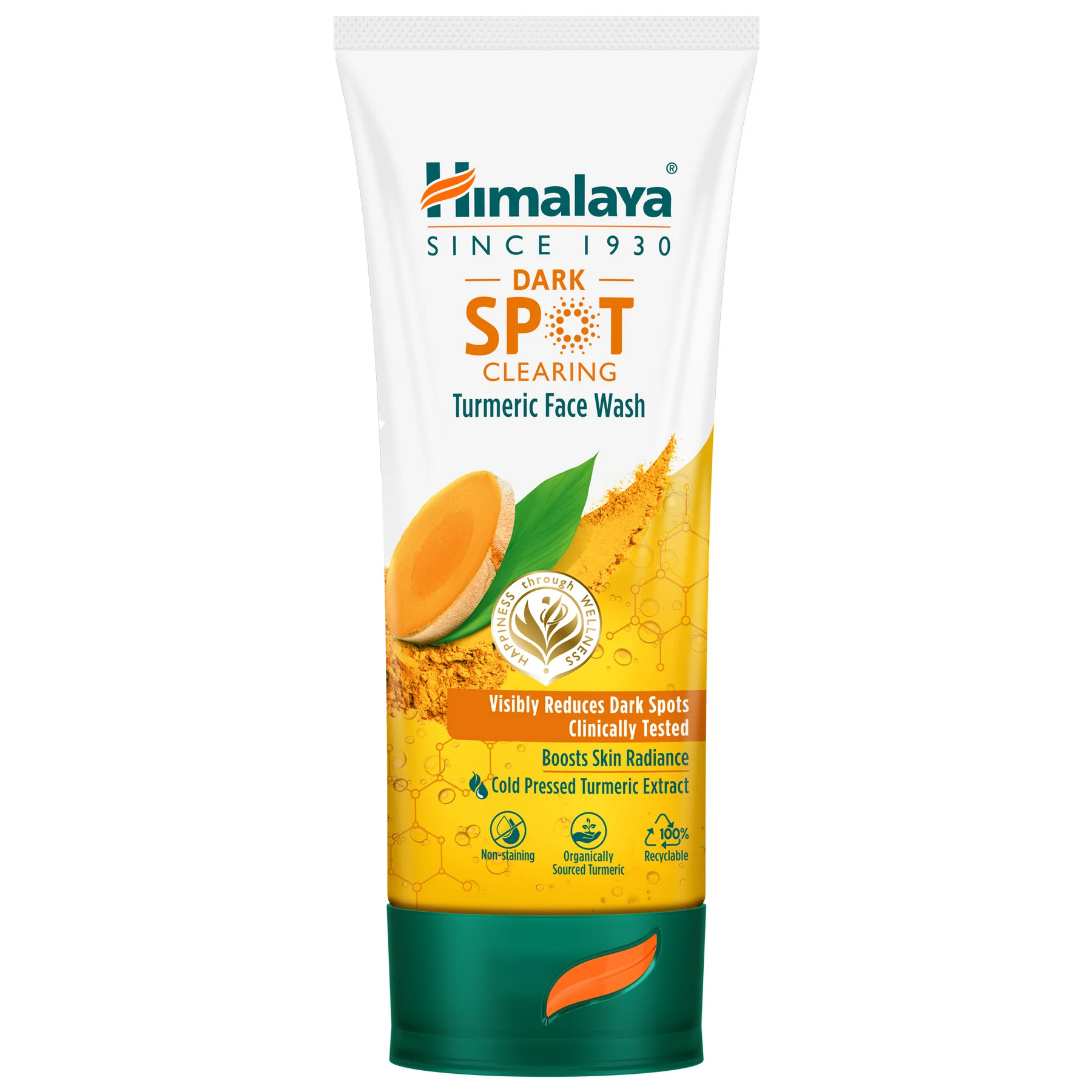 Himalaya Herbals Dark Spot Clearing Turmeric Face Wash | Brightening Cleanser | Soap-Free Formula for Even Skin Tone-1