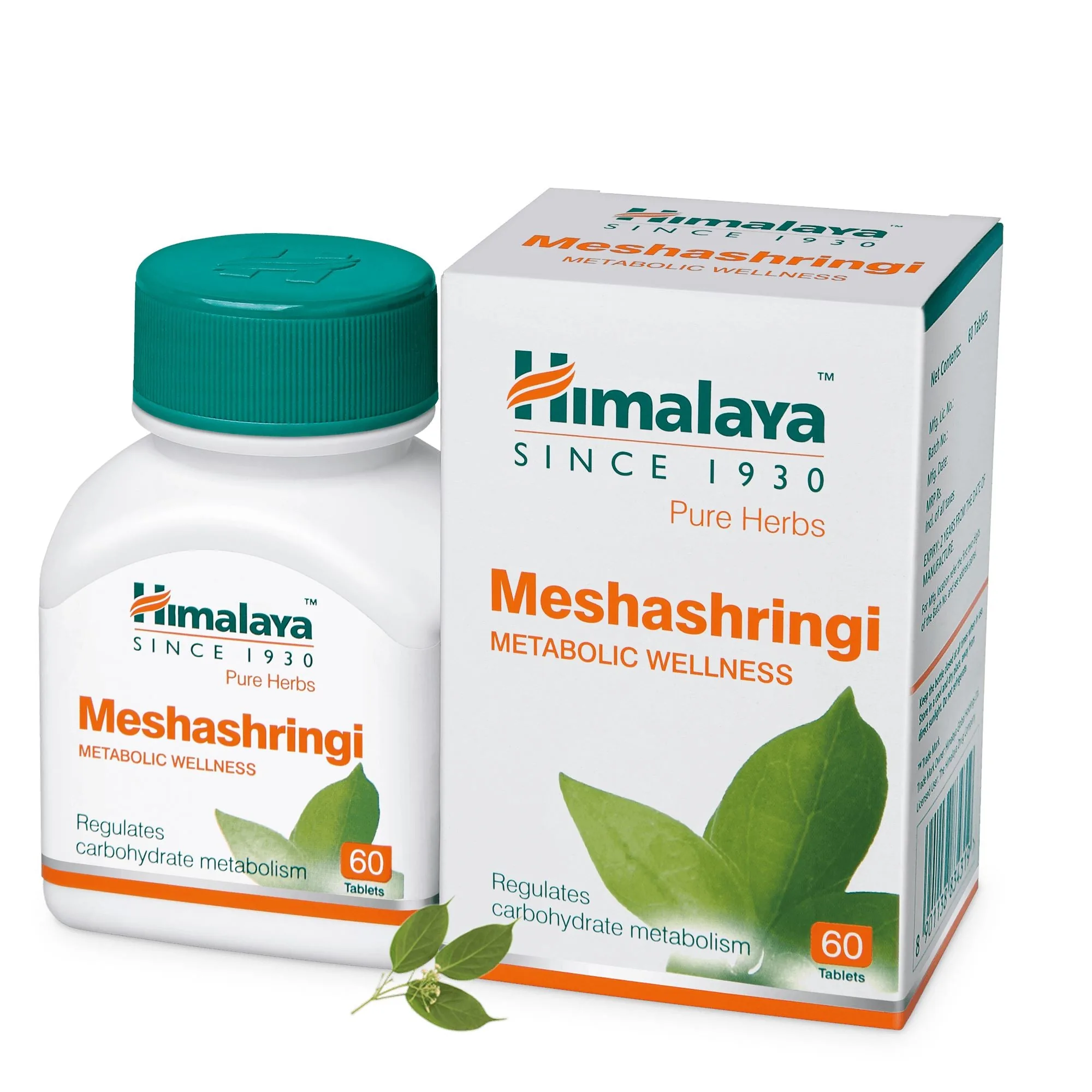 Himalaya Herbals Meshashringi Tablets | Ayurvedic Metabolic Wellness Supplement | Supports Healthy Blood Sugar and Regulates Carbohydrate Metabolism