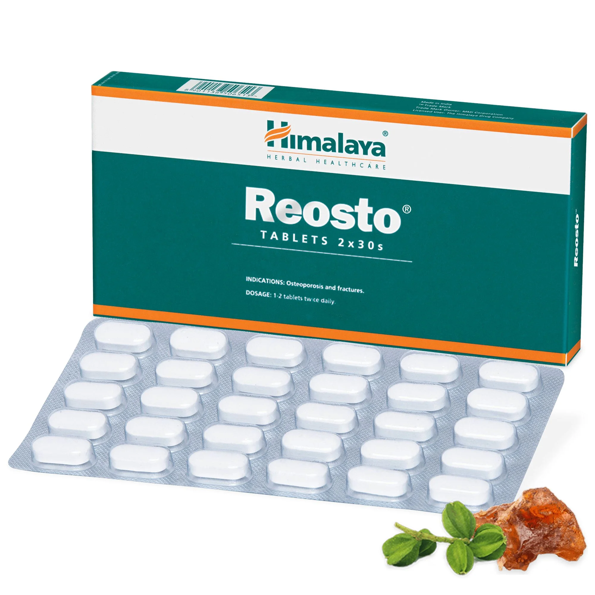 Himalaya Herbals Reosto Tablets | Ayurvedic Bone Health Support | Natural Calcium Supplement-2