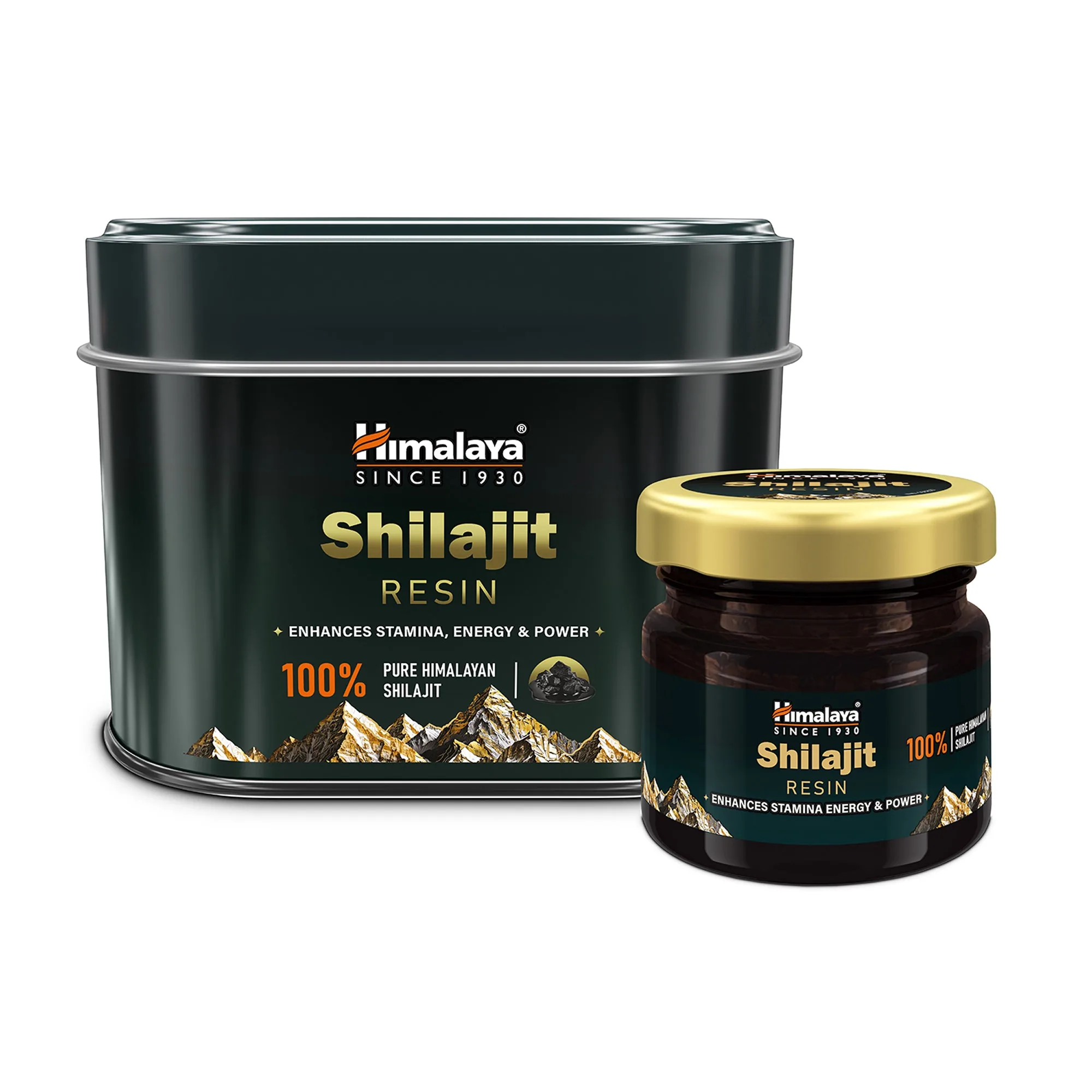 Himalaya Herbals SJ Resin | Pure Himalayan Shilajit | Stamina & Vitality Support