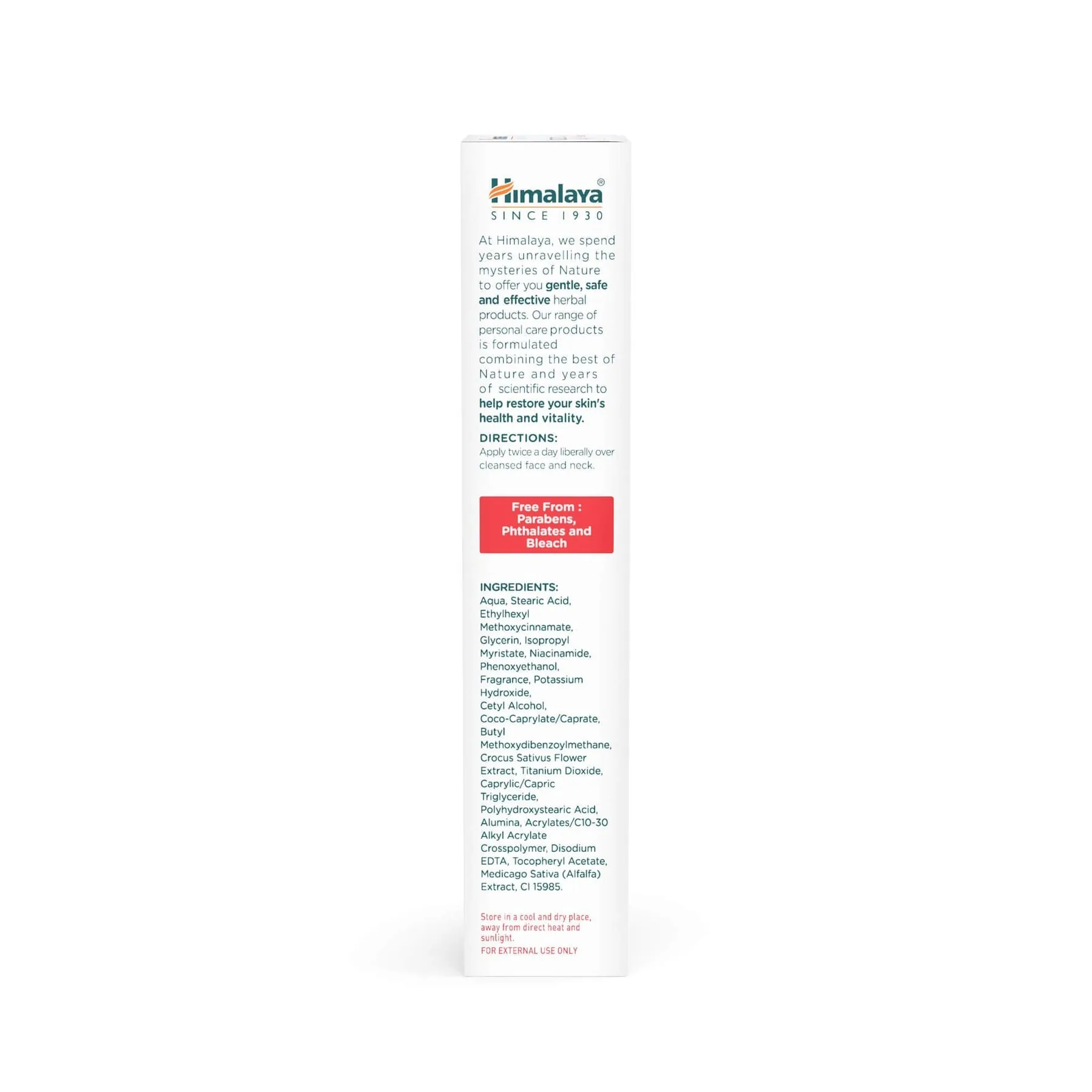 Himalaya Natural Glow Face Cream - Saffron | Mattifying Daily Moisturizer | Even Tone and UV Protection-3