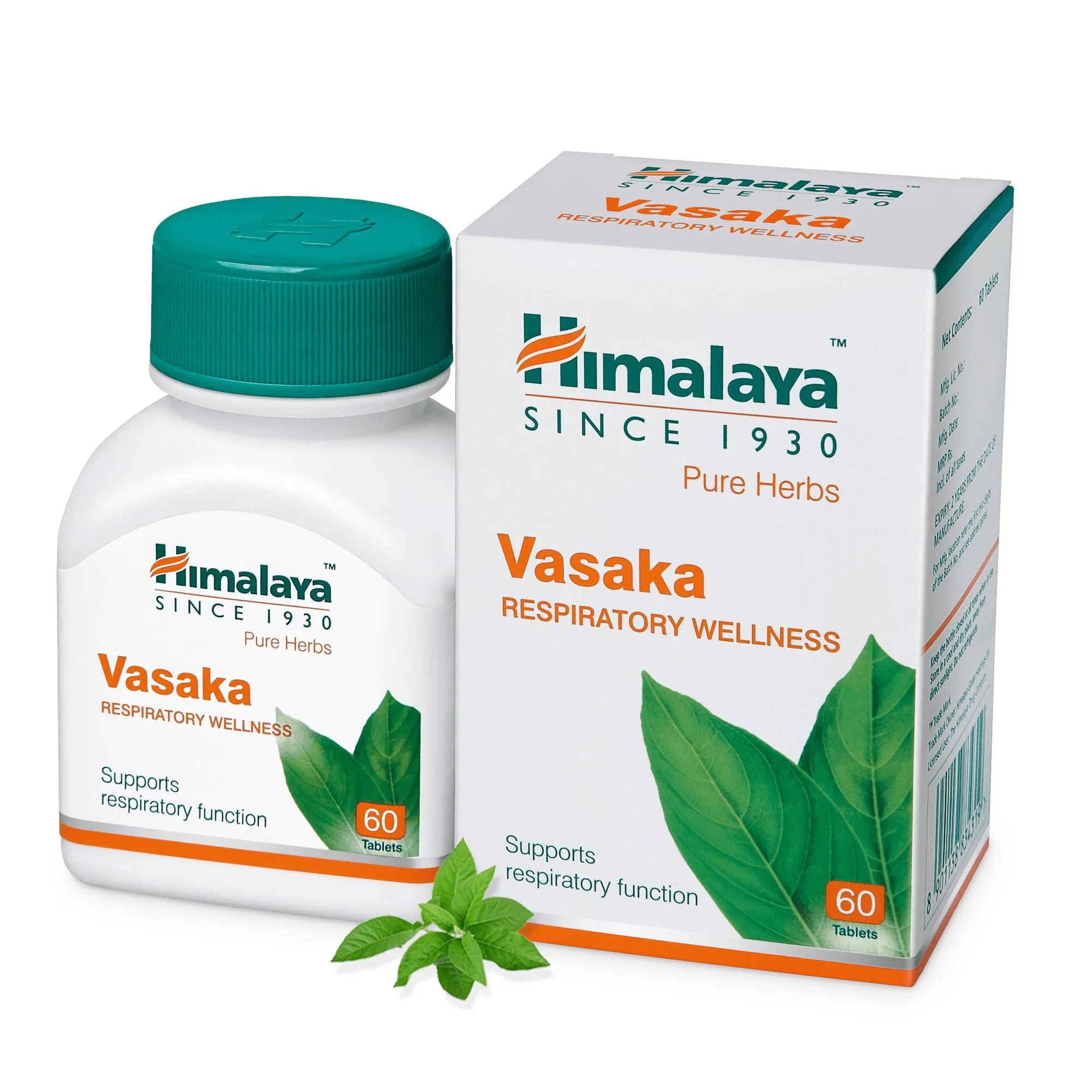 Himalaya Herbals Vasaka | Respiratory Wellness Supplement | Natural Lung and Airway Support
