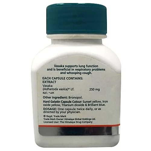 Himalaya Herbals Vasaka | Respiratory Wellness Supplement | Natural Lung and Airway Support-3