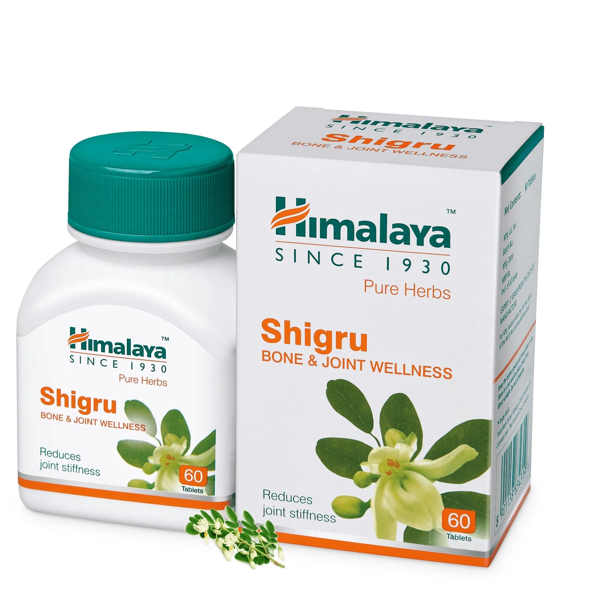 Himalaya Herbals Shigru | Ayurvedic Joint Support | Pure Moringa Leaf Extract