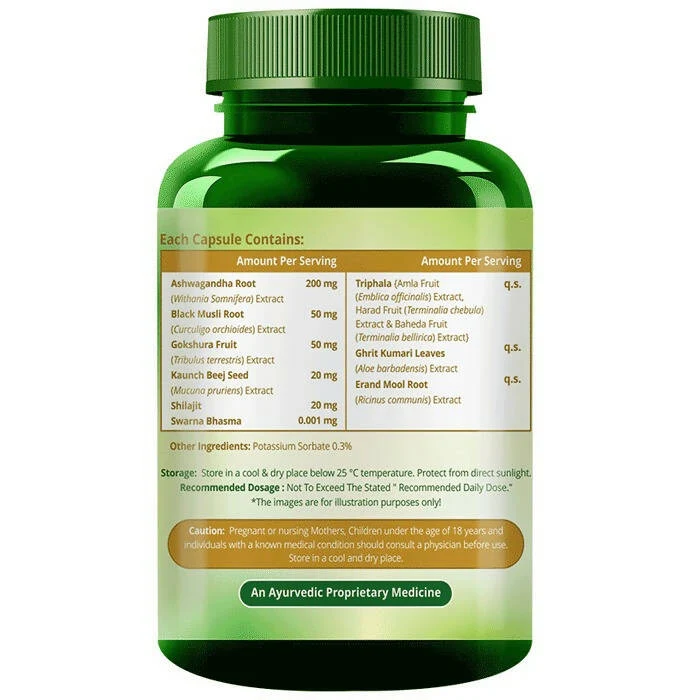 Himalayan Organics Ashwagandha Gold+ Capsules | Ayurvedic Vitality Supplement | Strength, Stamina & Stress Support-3