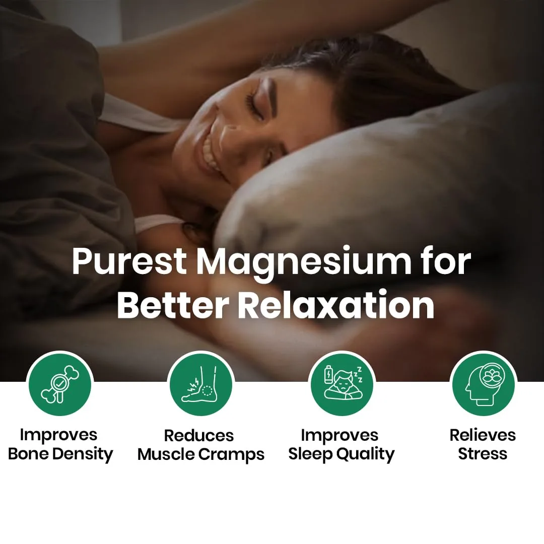 Himalayan Organics Magnesium Citrate+Glycinate Tablets | Triple Magnesium Complex | Support for Muscle Recovery, Bone Strength & Restful Sleep-5
