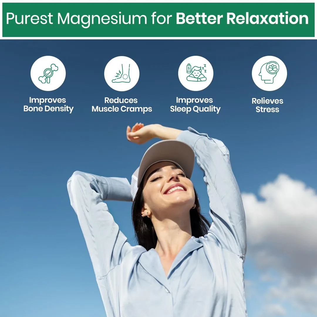 Himalayan Organics Magnesium Citrate+Glycinate Tablets | Triple Magnesium Complex | Support for Muscle Recovery, Bone Strength & Restful Sleep-6