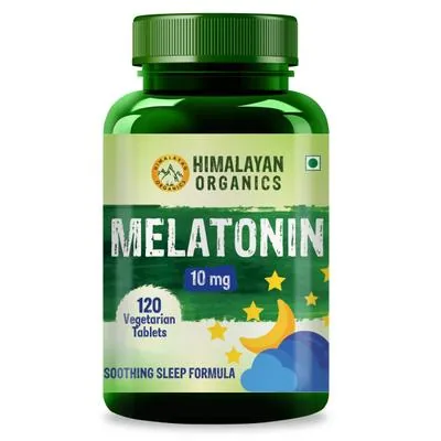 Himalayan Organics Melatonin Vegetarian Tablets