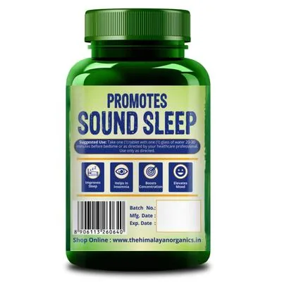 Himalayan Organics Melatonin 10 mg Vegetarian Tablets | Natural Sleep Cycle Support | Non-Habit Forming Formula-2