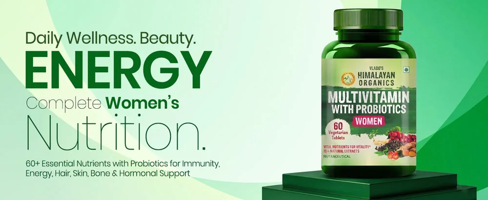 Himalayan Organics Multivitamin With Probiotics Vegetarian Tablets | Daily Wellness Supplement | Energy & Gut Health Support-2
