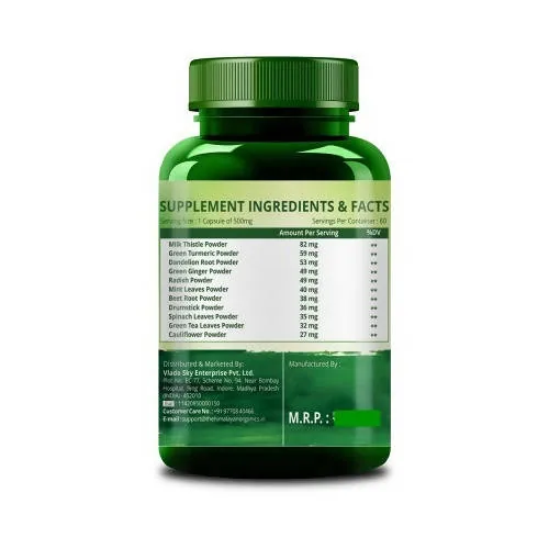 Himalayan Organics Plant Based Liver Support + Milk Thistle Vegetarian Capsules | Daily Detox & Metabolic Wellness Supplement-3