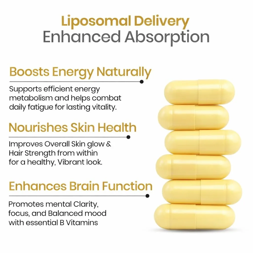 Himalayan Organics Vitamin B Complex | Vegan Dietary Supplement | Cognitive & Energy Support-3