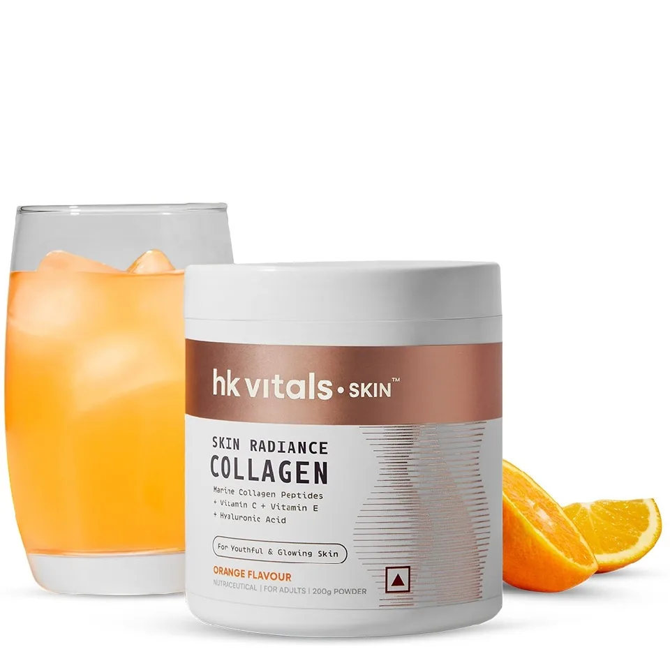HK Vitals Skin Radiance Collagen Powder | Beauty Supplement | For Youthful Skin HK Vitals Skin Radiance Collagen Powder | Beauty Supplement | For Youthful Skin - 200 gm