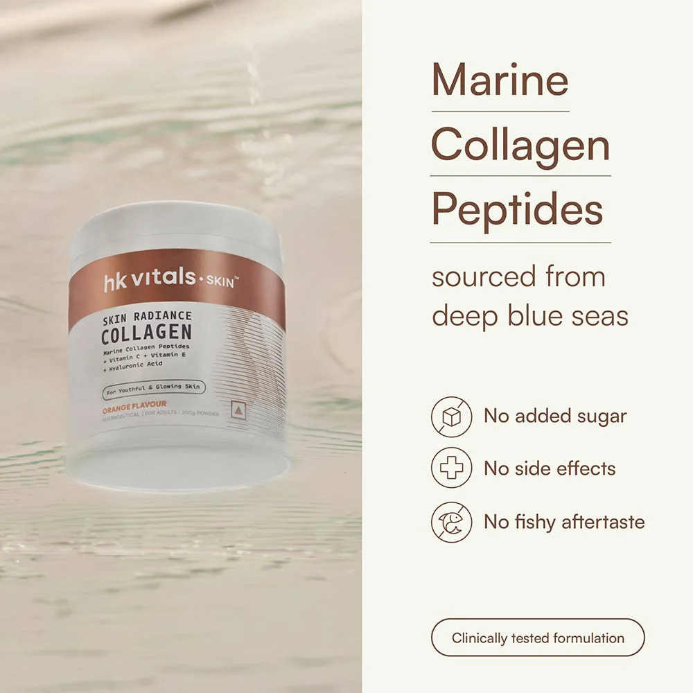 HK Vitals Skin Radiance Collagen Powder | Beauty Supplement | For Youthful Skin-4