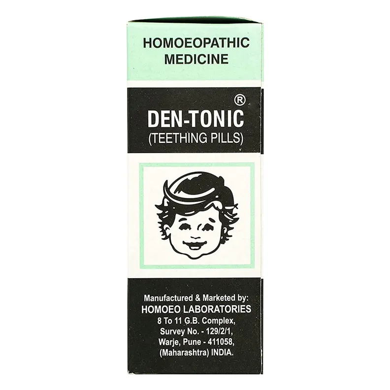 Homoeo Laboratories Den-Tonic Teething Pills | Homeopathic Infant Care | Natural Relief for Teething Discomfort and Irritability-3