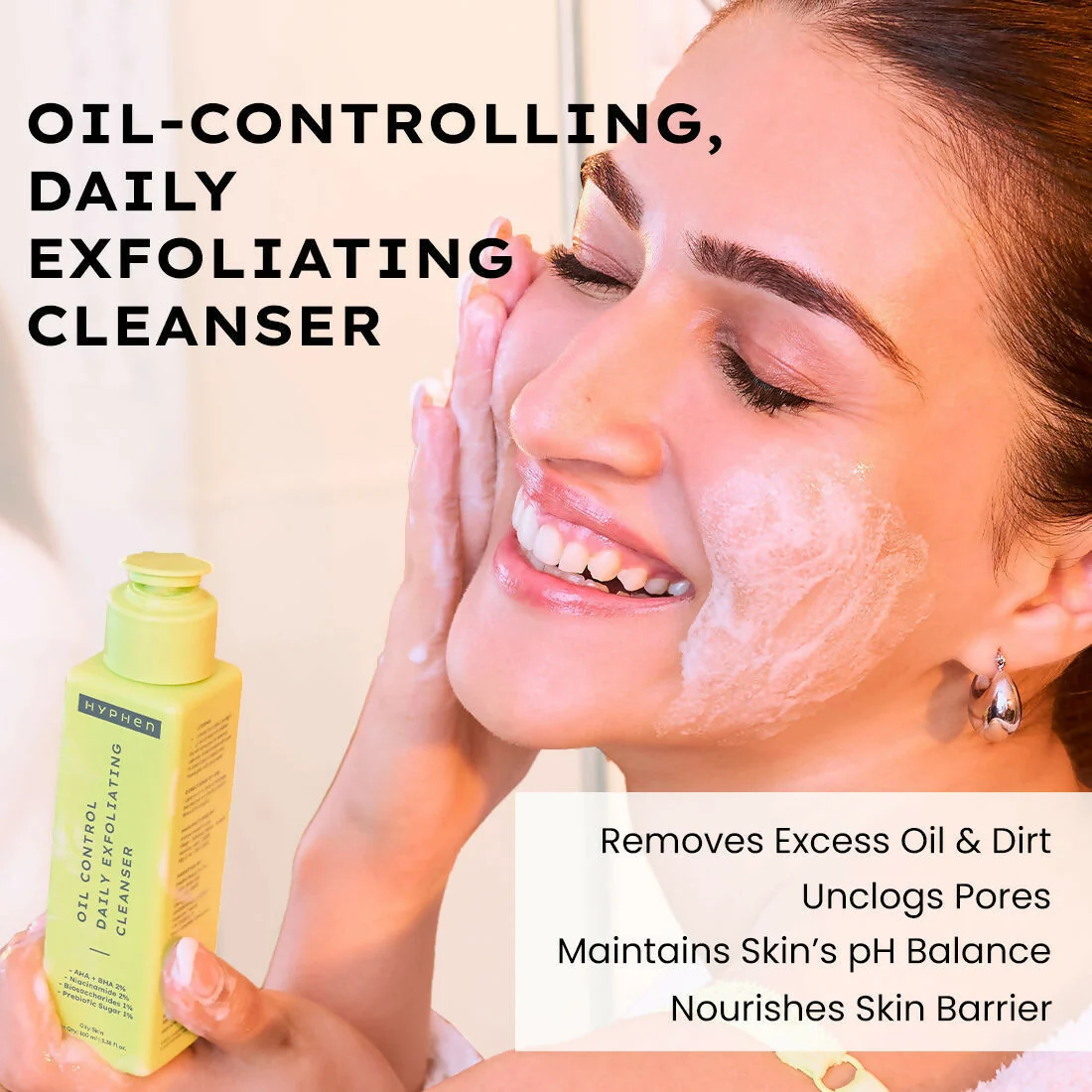 Hyphen By Kriti Sanon CSMS Combo Oil to Dry Skin | Complete 4-Step Skincare Routine | Radiant and Protected Skin-4