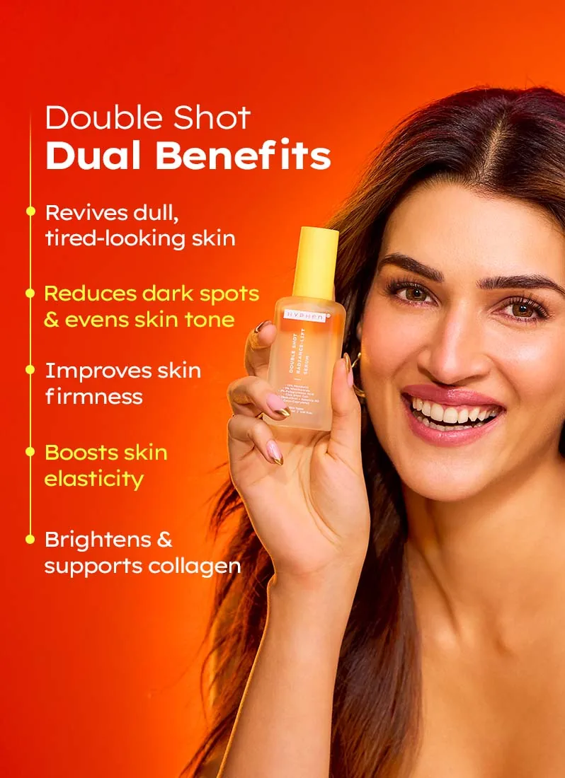 Hyphen Double Shot Face Serum | Dual Phase Brightening & Collagen Booster | For Radiant & Bouncy Skin-2
