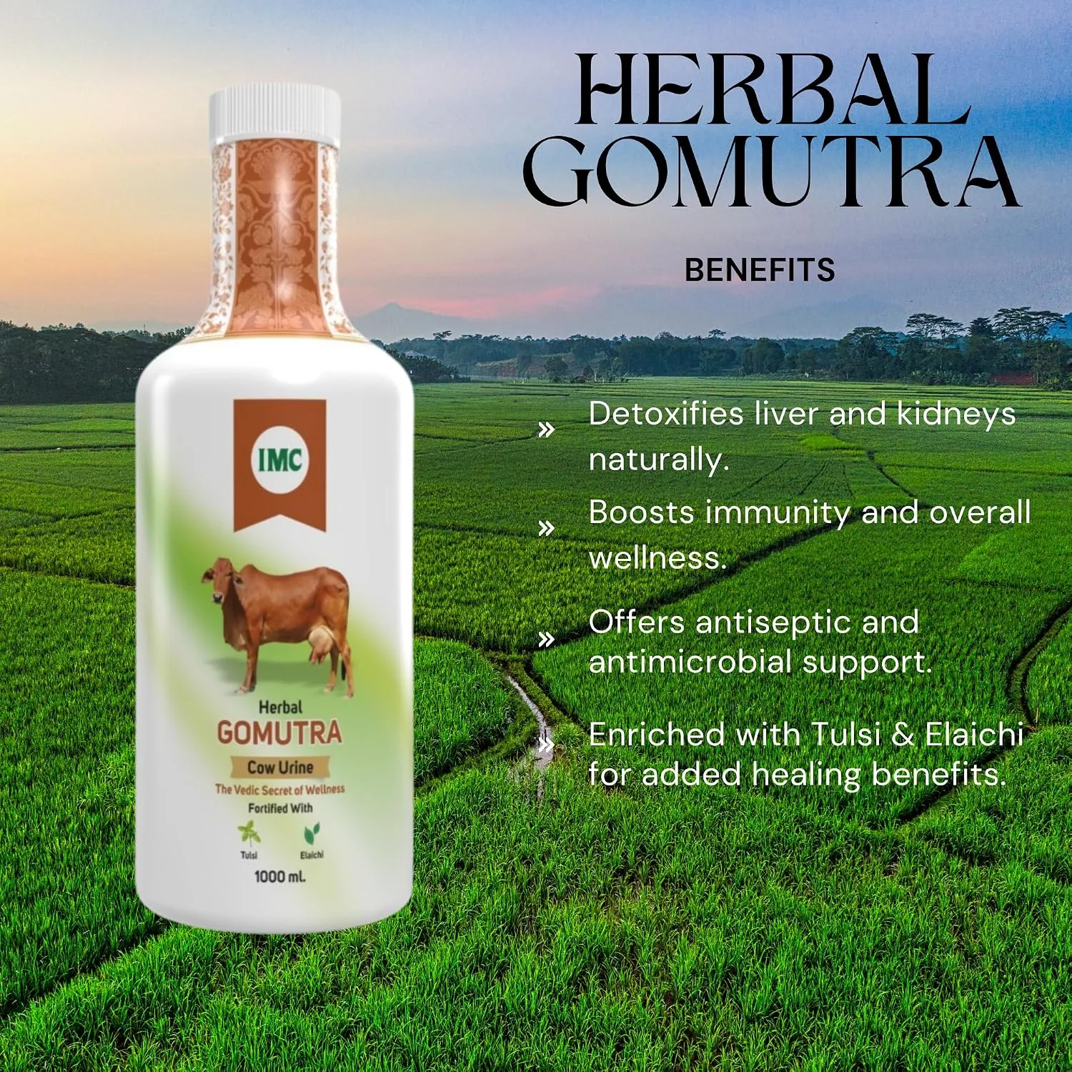IMC Herbal Gomutra Juice | Ayurvedic Detoxifier | Immune & Liver Support-3