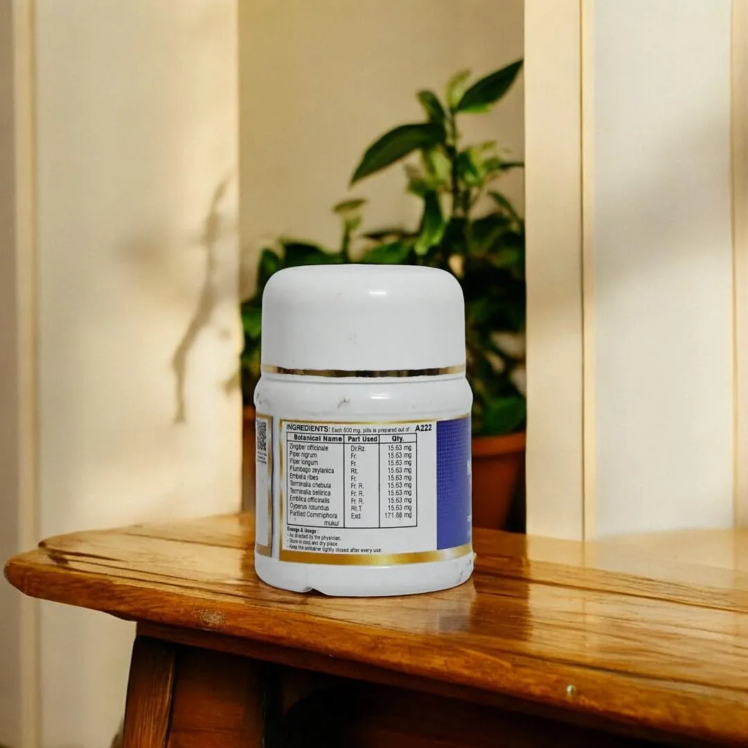 Impcops Ayurveda Navaka Guggulu | Traditional Ayurvedic Tablets | Natural Weight Management and Joint Support-3