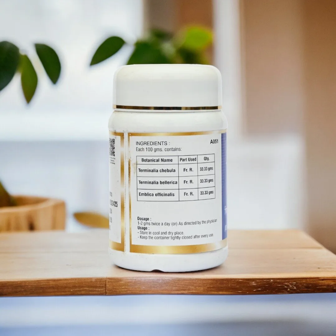 Impcops Ayurveda Thriphala Churnam | Traditional Herbal Powder | Digestive & Wellness Support-4