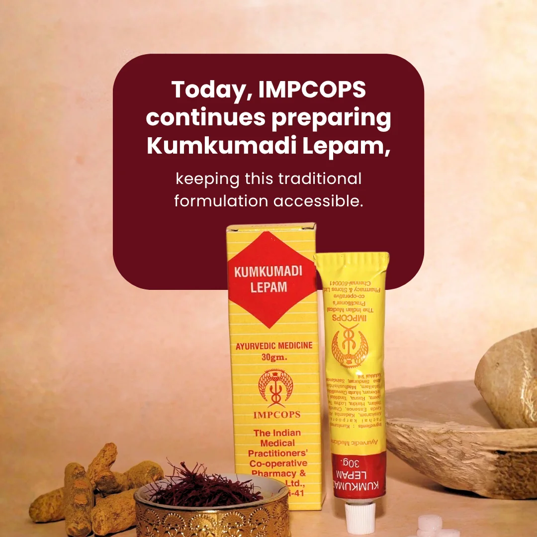 Impcops Ayurveda Kumkumadi Lepam | Ayurvedic Skin Brightening Cream | Natural Complexion Care-3