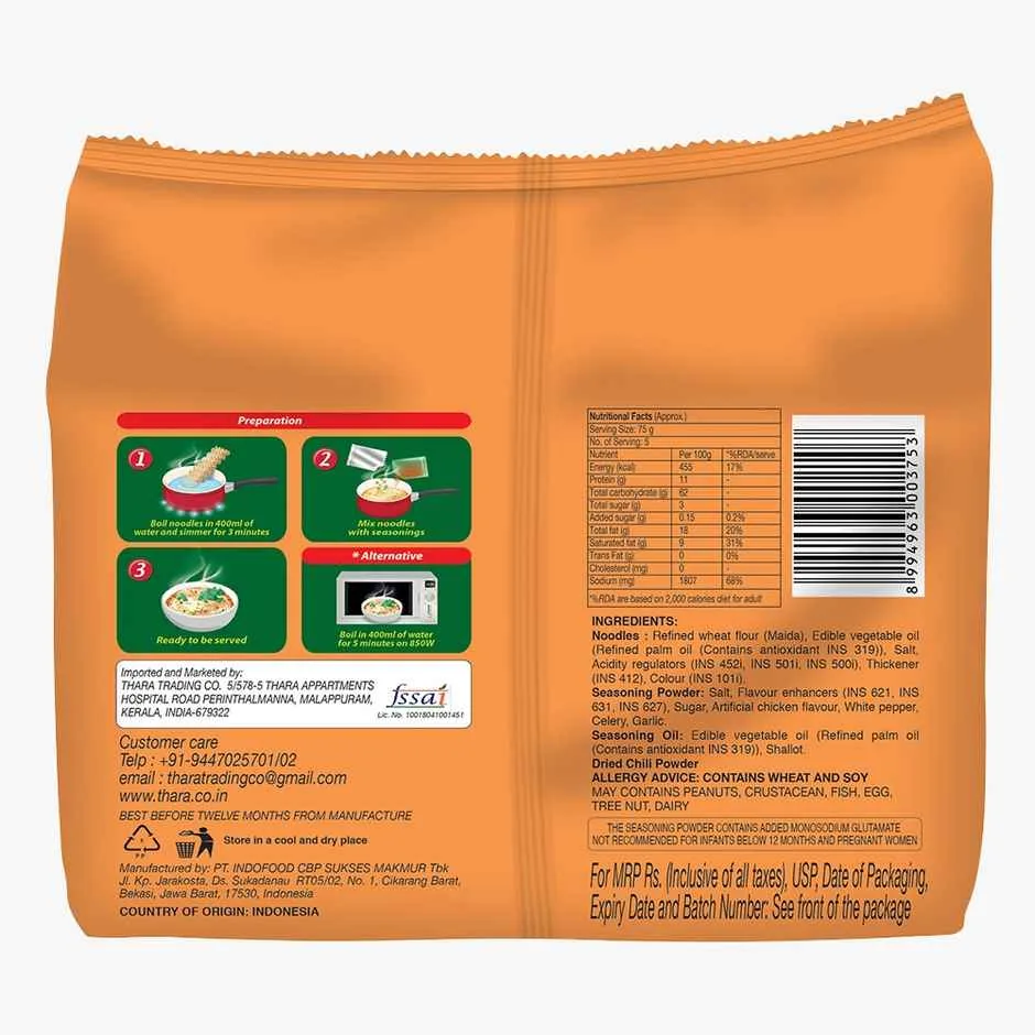 Indomie Instant Noodles Special Chicken Flavour-9