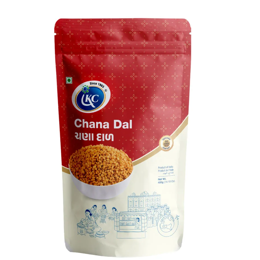 Induben Khakhrawala Chana Dal | Savory Roasted Split Chickpea Snack | Authentic Gujarati Namkeen-1