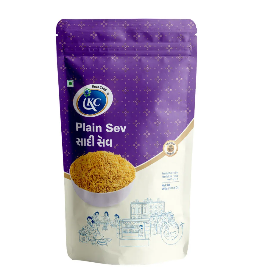 Induben Khakhrawala Plain Sev | Traditional Gram Flour Sev | Authentic Gujarati Snack-1