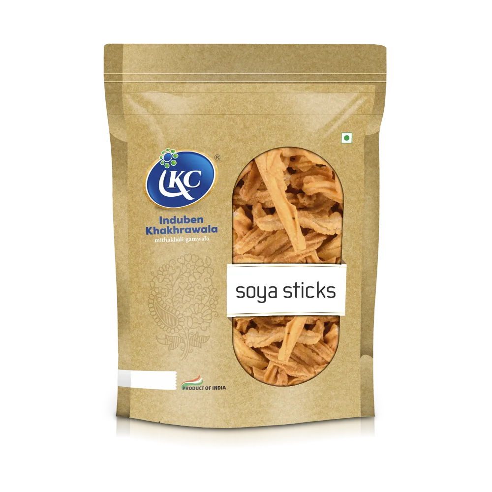 Induben Khakhrawala Soya Stick | Spiced Crispy Namkeen | Protein-Rich Snack-1