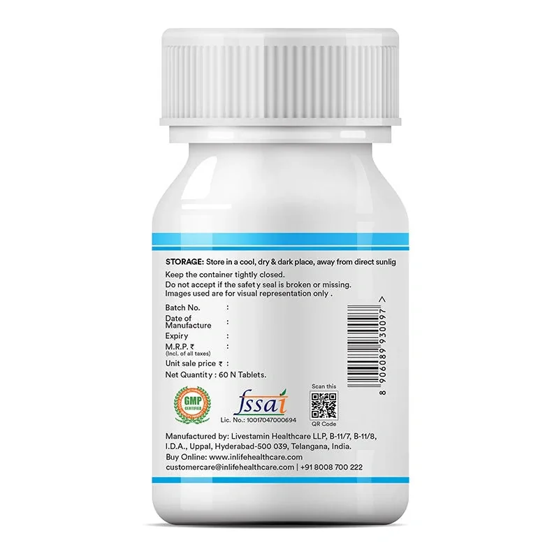 Inlife Calcium With Vitamin D3 Tablets | Bone and Joint Health Supplement | Enhanced Absorption Formula-3