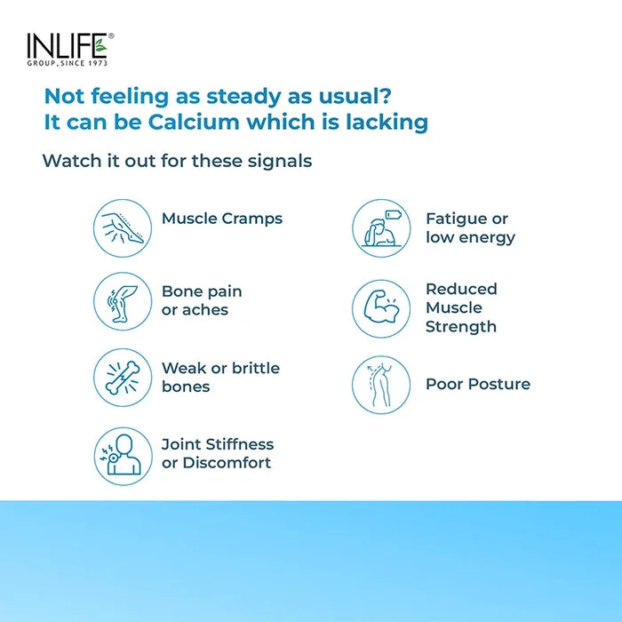 Inlife Calcium With Vitamin D3 Tablets | Bone and Joint Health Supplement | Enhanced Absorption Formula-8