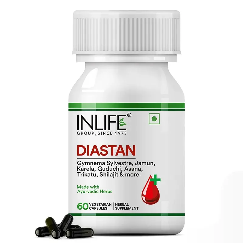Inlife Diabetes Care Diastan Capsules | Ayurvedic Blood Sugar Support | Herbal Metabolic Wellness Formula-1
