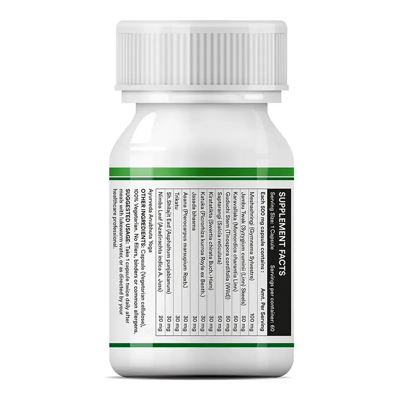 Inlife Diabetes Care Diastan Capsules | Ayurvedic Blood Sugar Support | Herbal Metabolic Wellness Formula-2