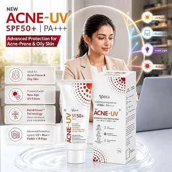 Ipca Acne UV Gel SPF 50 | Matte Finish Sunscreen | Oil-Free Protection for Acne-Prone Skin-6