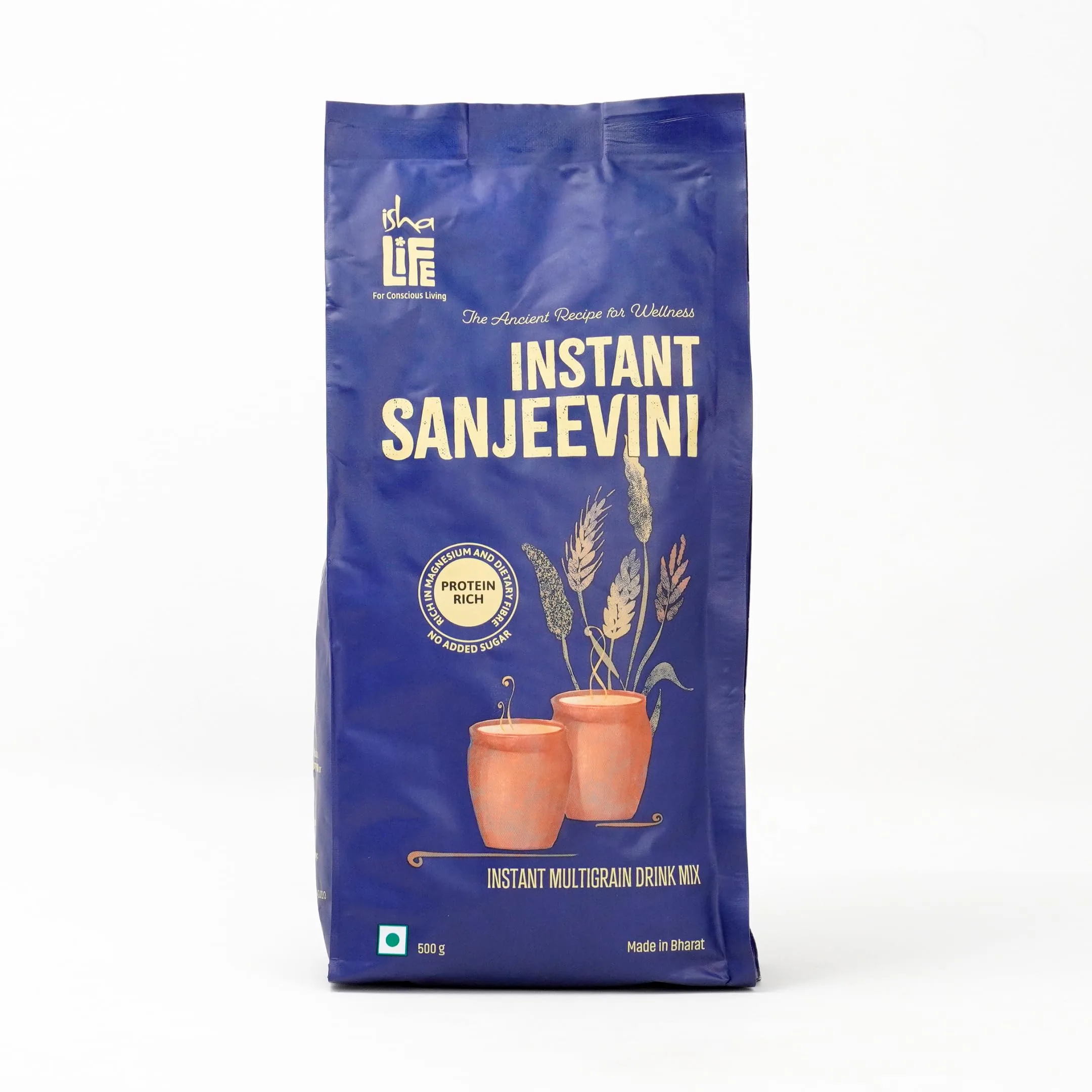 Isha Life Instant Sanjeevini Multigrain Health Drink | Natural Millet Porridge Mix | Traditional Energy Booster