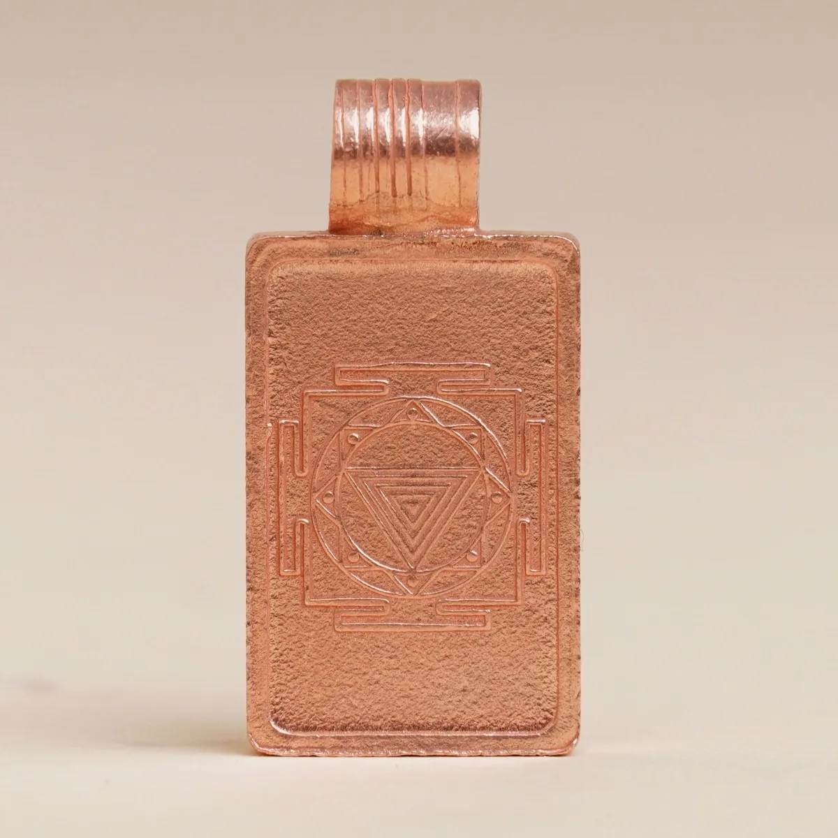 Isha Life Linga Bhairavi Copper Pendant | Consecrated Sacred Devi Pendant | Pure Copper Spiritual Accessory-2