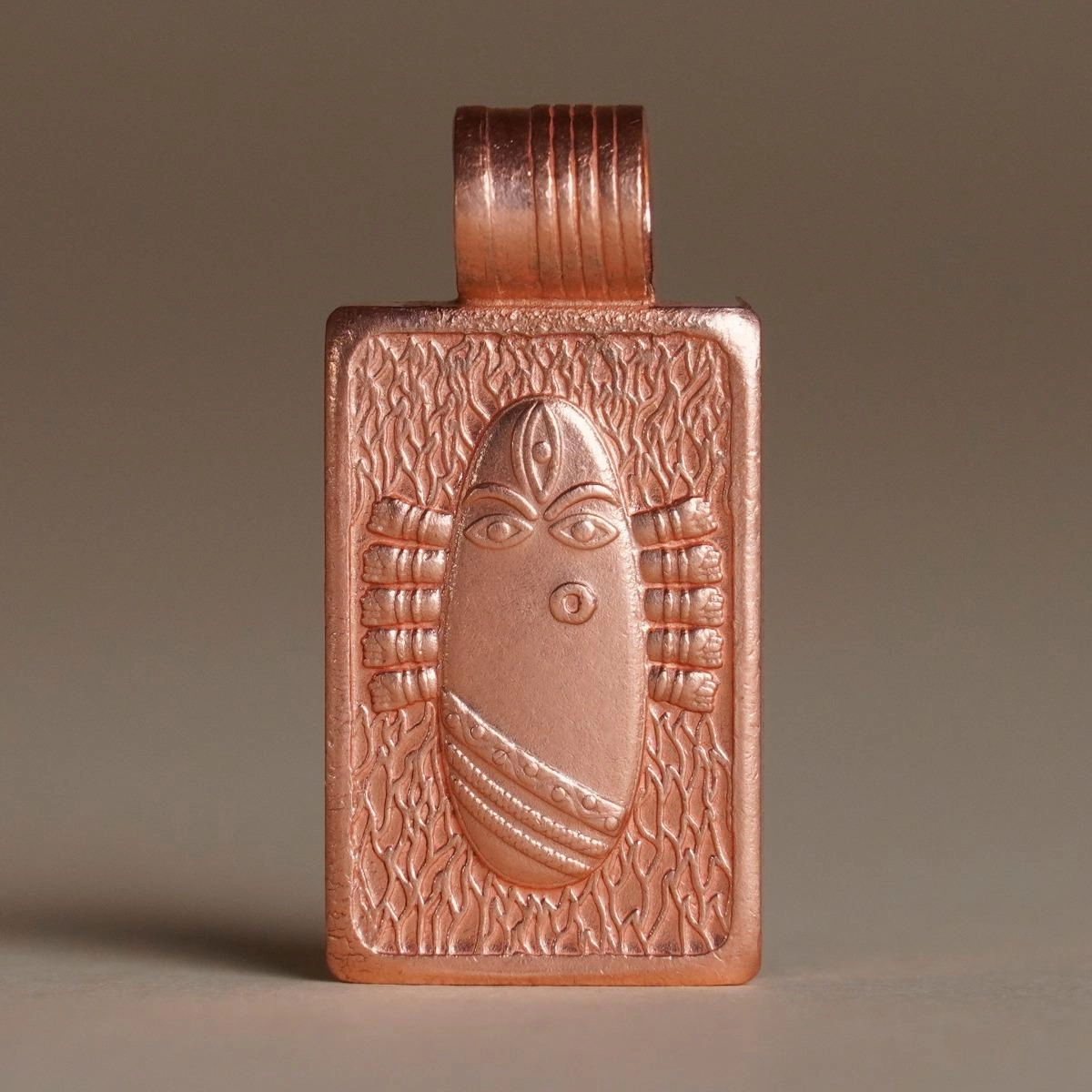 Isha Life Linga Bhairavi Copper Pendant | Consecrated Sacred Devi Pendant | Pure Copper Spiritual Accessory-4