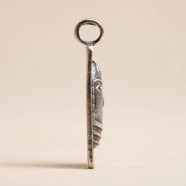 Isha Life Linga Bhairavi Silver Pendant | Consecrated Devi Yantra Spiritual Jewelry-4