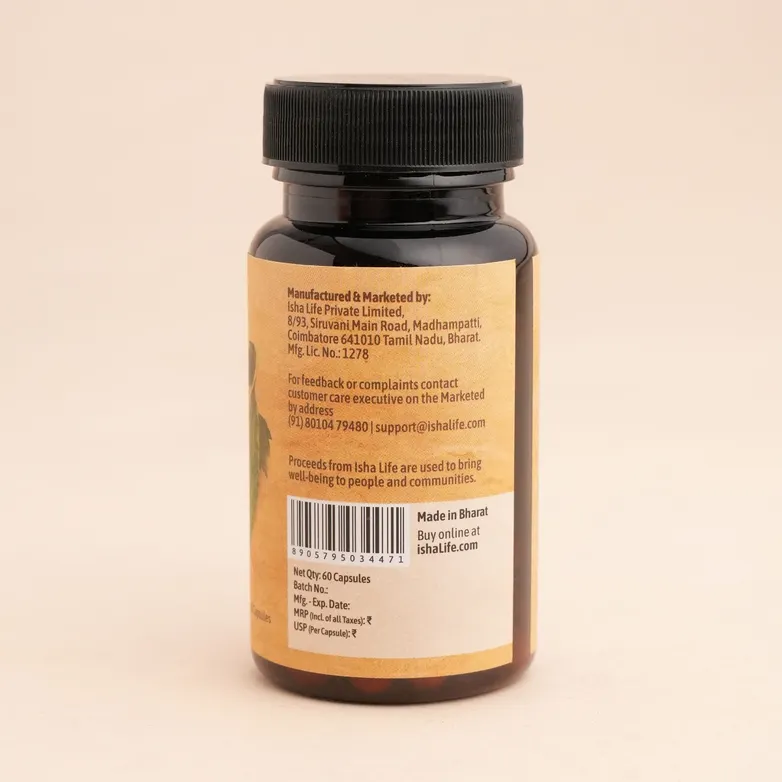 Isha Life Madhuram Capsules | Herbal Blood Sugar Support | Vegetarian Metabolic Wellness Supplement-3