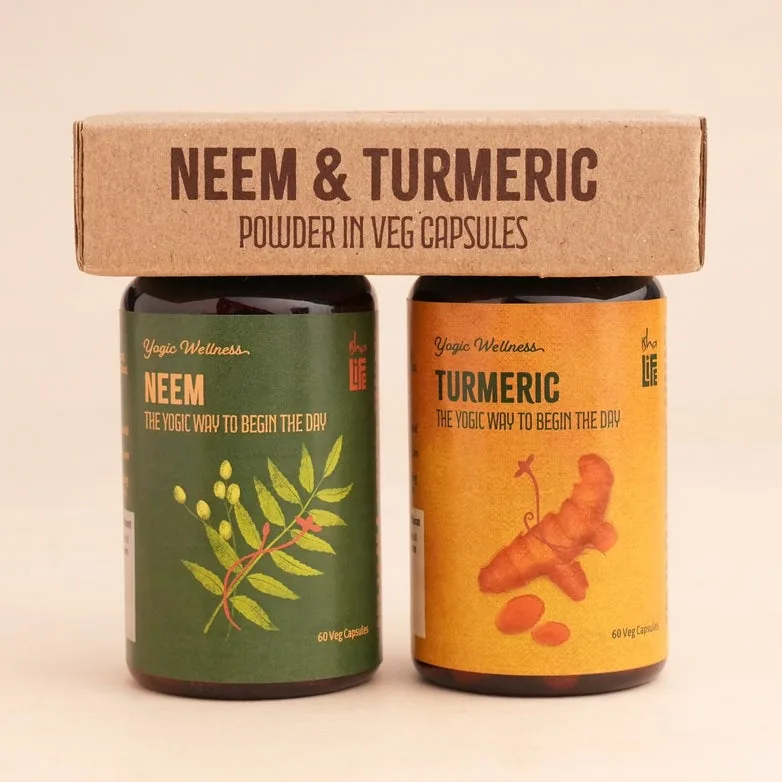 Isha Life Neem and Turmeric Capsules | Traditional Wellness Support | Natural Extracts-2