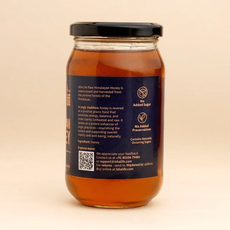 Isha Life Raw Himalayan Honey | Pure Wild Forest Honey | Unprocessed Yogic Superfood-2