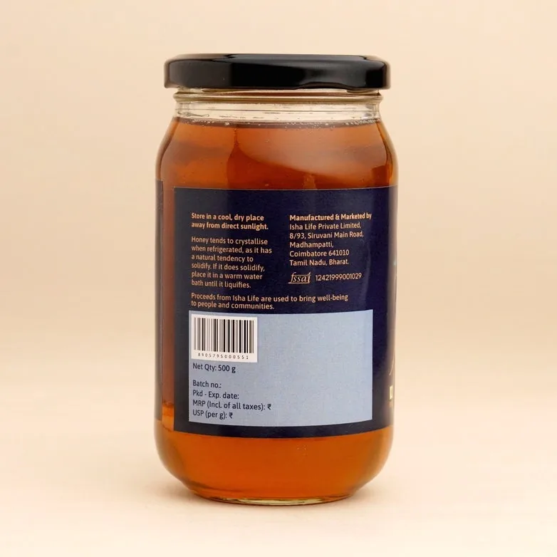 Isha Life Raw Himalayan Honey | Pure Wild Forest Honey | Unprocessed Yogic Superfood-4