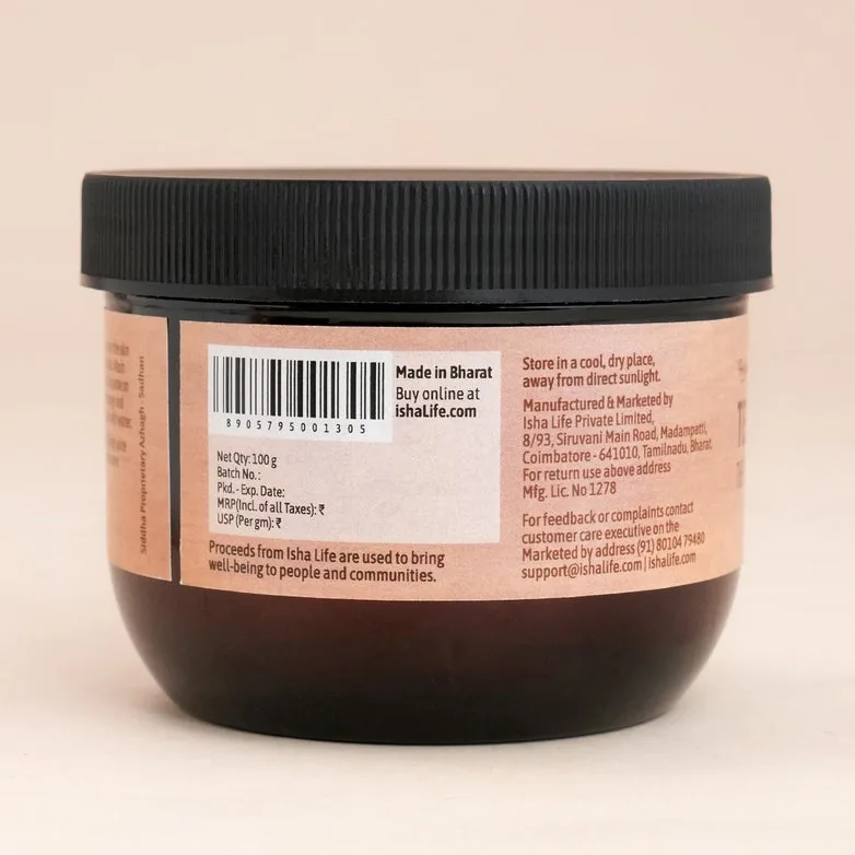 Isha Life Tejasvini Herbal Face Pack | Ayurvedic Oil Control & Blemish Prevention Mask-3