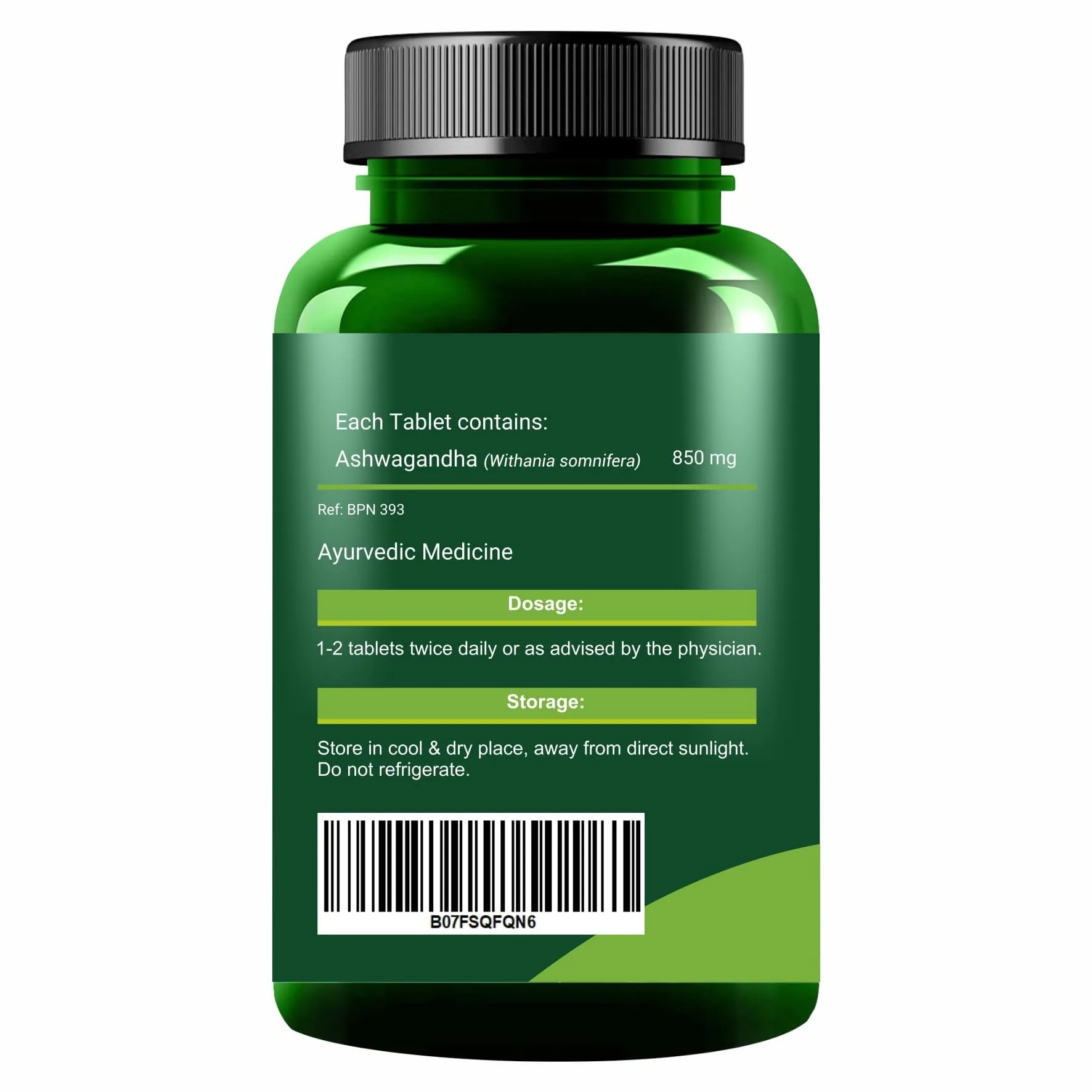 Jain Ashwagandha Tablets | Pure Ayurvedic Withania Somnifera | Natural Stress Relief & Vitality Support-3