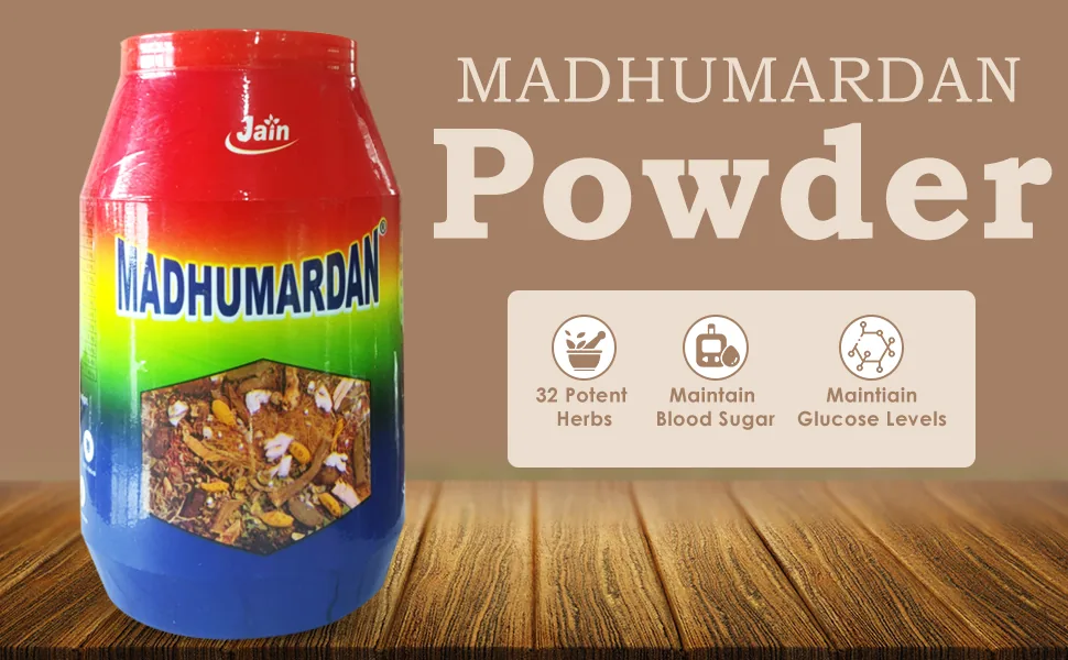 Jain Ayurveda Madhumardan Powder | Ayurvedic Blood Sugar Support | Natural Herbal Formula-3