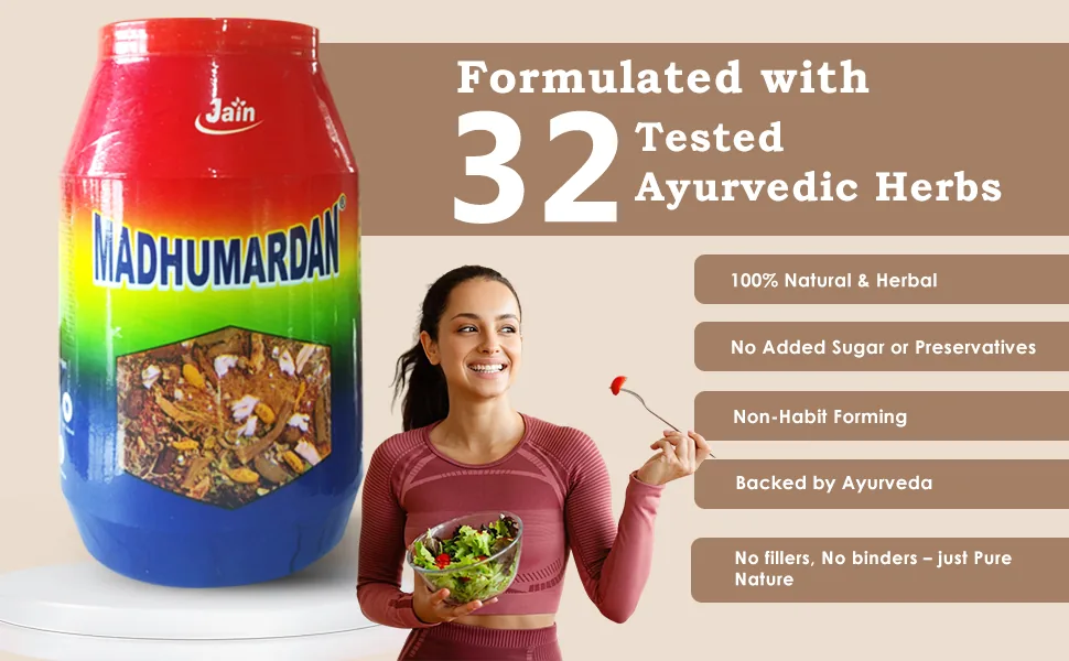 Jain Ayurveda Madhumardan Powder | Ayurvedic Blood Sugar Support | Natural Herbal Formula-4