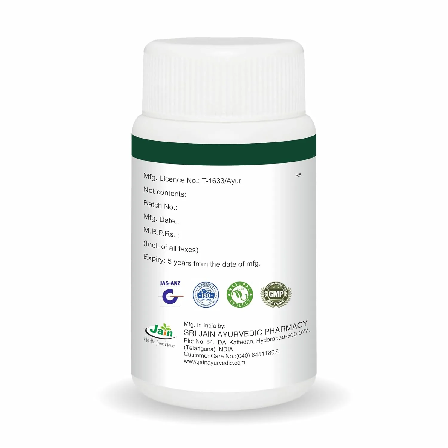 Jain Gokshuradi Guggulu | Ayurvedic Urinary Support | Kidney & Joint Wellness-3