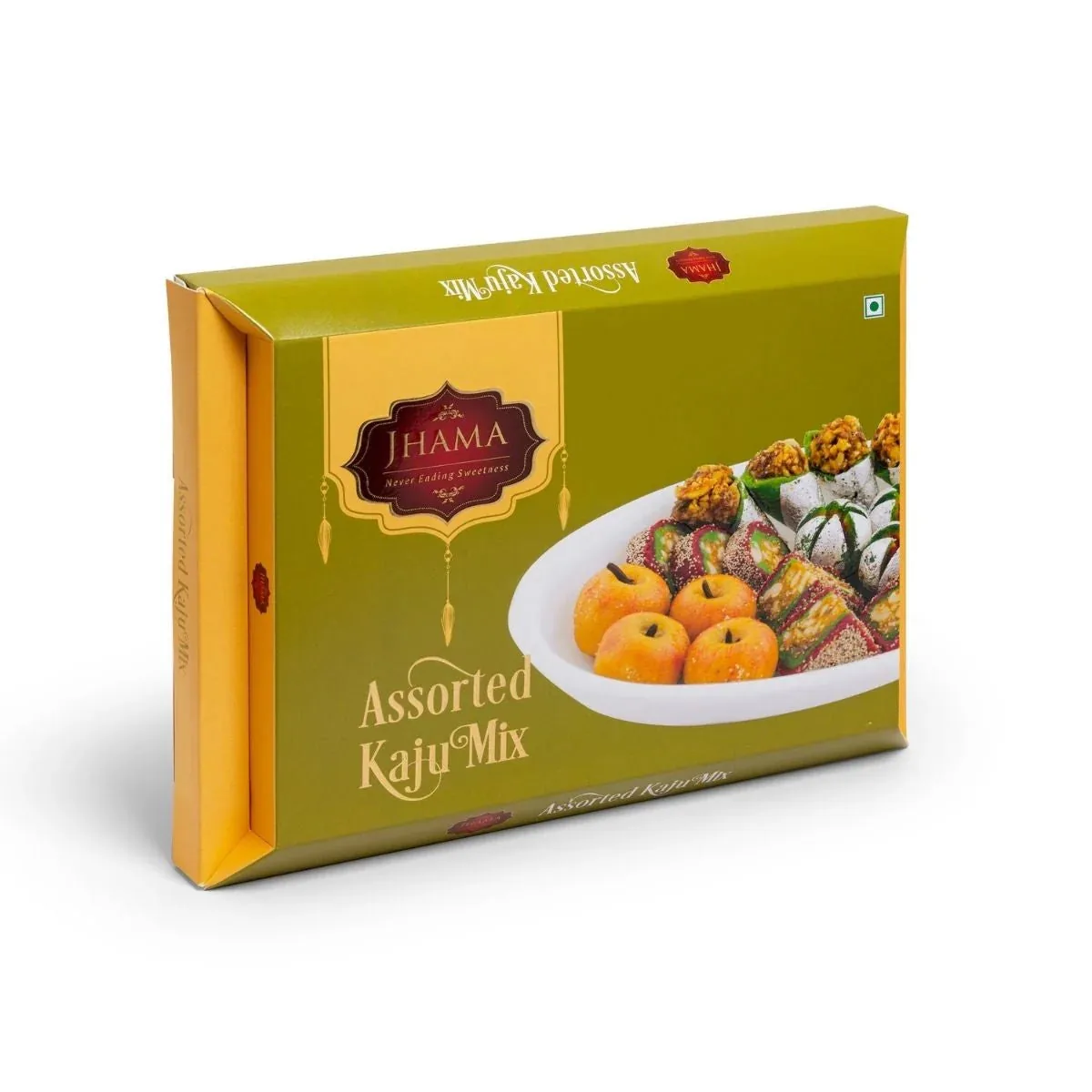 Jhama Sweets Spec. Kaju Mix | Assorted Cashew Mithai | Handcrafted Mumbai Sweets-2